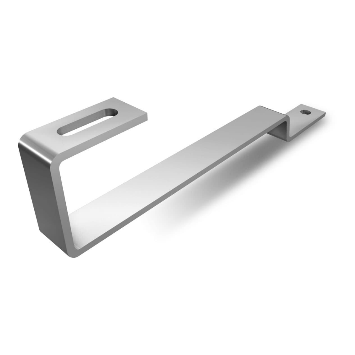 K2 Systems Dachhaken für Biberschwanzziegel – SolidRail Montage (Edelstahl A2 / 1.4301) - 40 × 50 mm