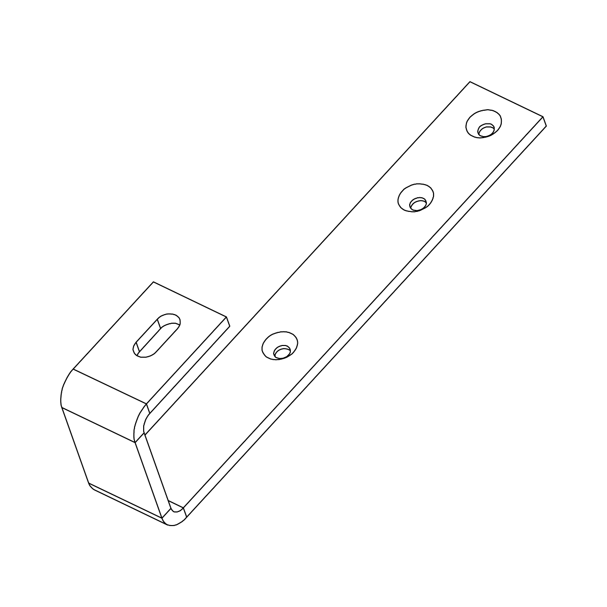 K2 Systems Dachhaken für Schieferdächer – SolidRail Montage (Edelstahl A2 / 1.4301) - 40 × 250 × 6 mm