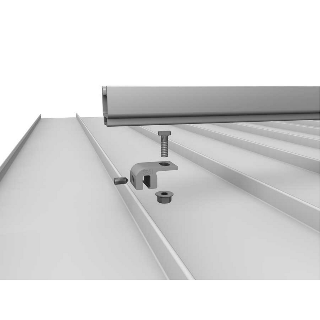 S-5! Blechfalzklemme – für Blechfalzdächer mit Doppelstehfalz (Aluminium)