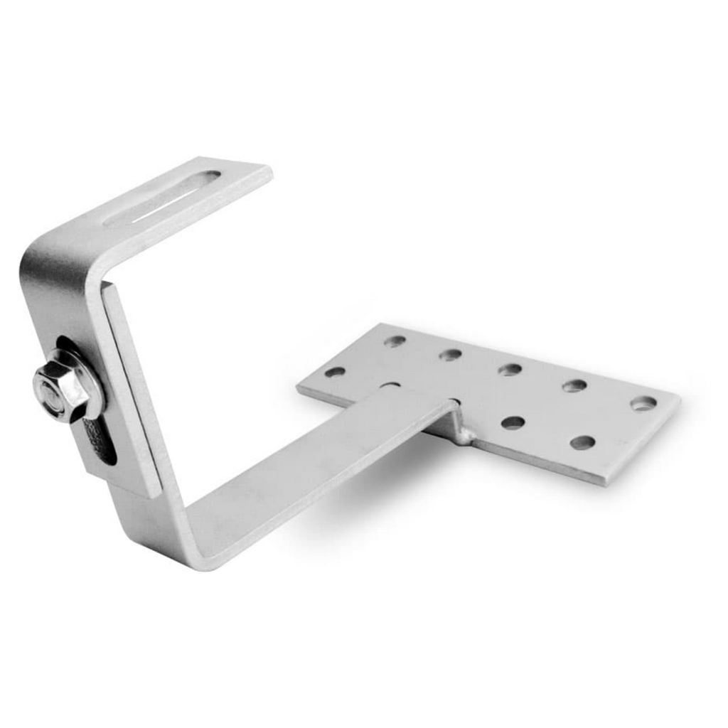 K2 Systems Dachhaken SolidHook Coppo – 1-fach höhenverstellbar für Coppo-Ziegel (Edelstahl 1.4016) - 150 × 60 × 5 mm