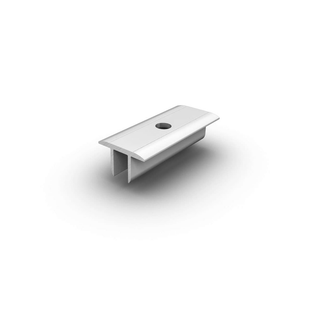 K2 Modulmittelklemme XS – 65 mm Länge, 13 mm Modulabstand (Aluminium)