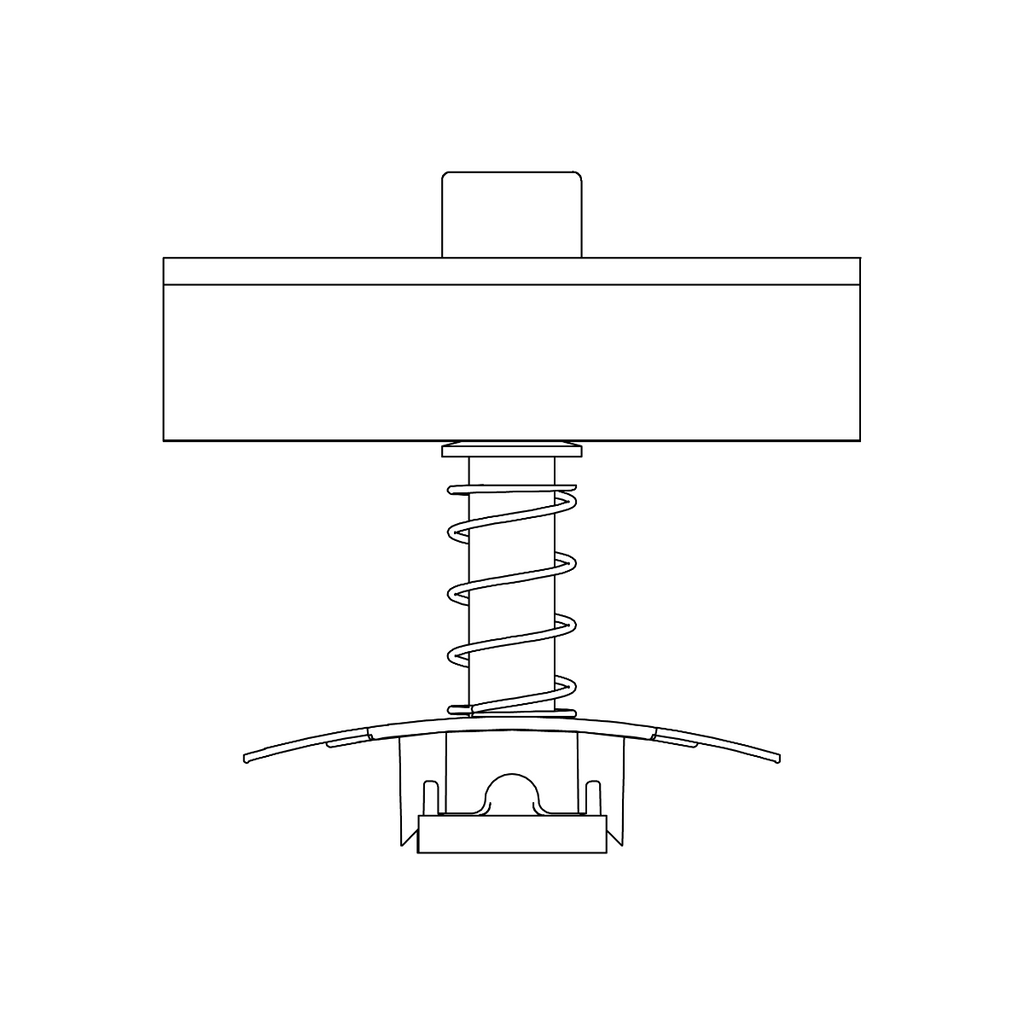 Modulmittelklemmen XS Set – für Rahmenhöhen 34–38 mm (Aluminium / Edelstahl A2 / PA)