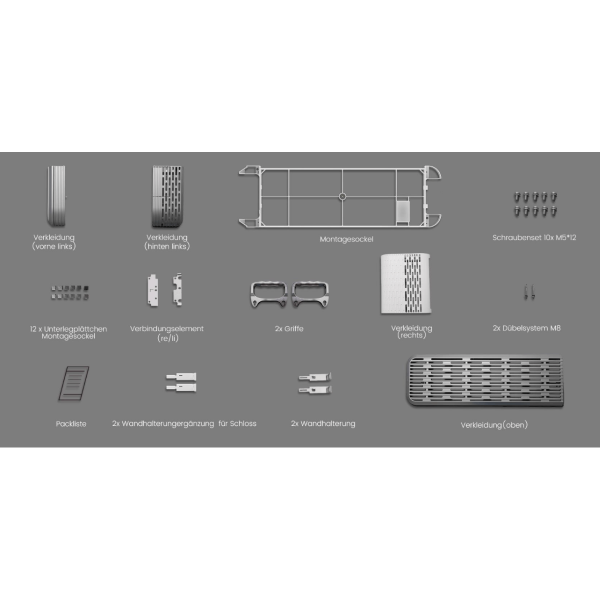 SigenStor Installation Kit – Montageset für Bodeninstallation