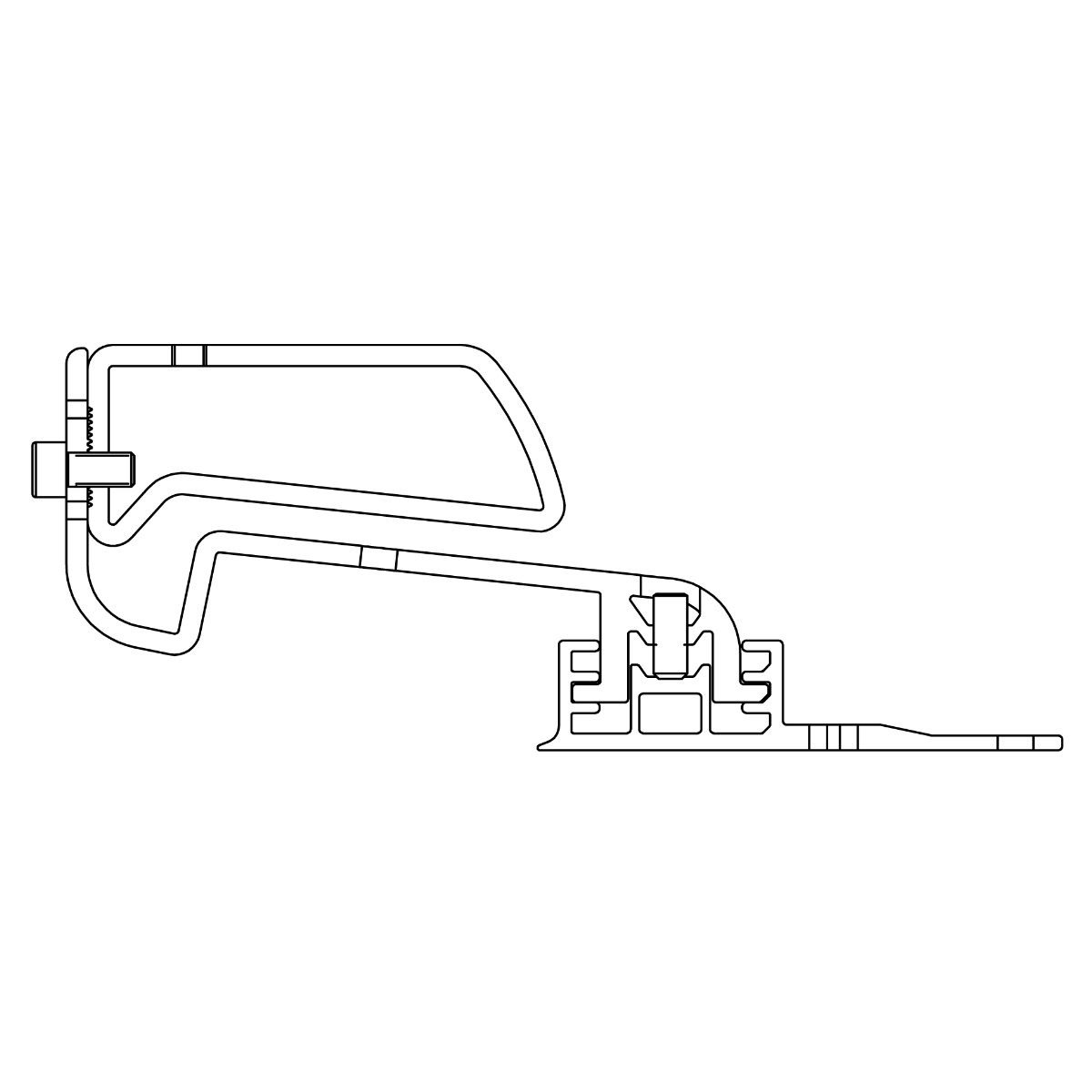 K2 Systems Dachhaken für Stahldachplatten – 3-fach höhenverstellbar, ohne Dachaussparung (Aluminium EN AW-6063 T66)