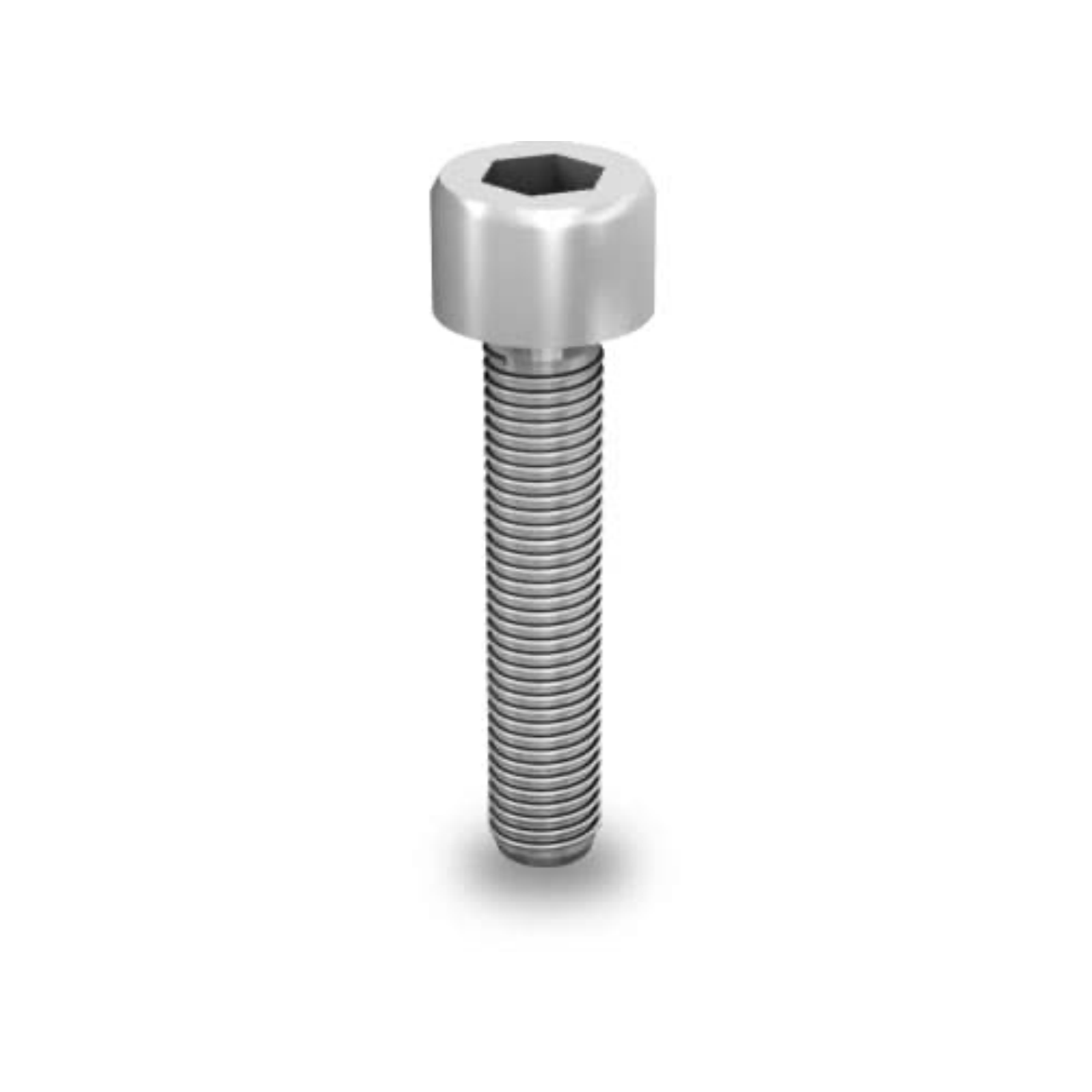 Zylinderkopfschraube M8x60 mit Sperrverzahnung – DIN 912 / ISO 4762 (Edelstahl A2)