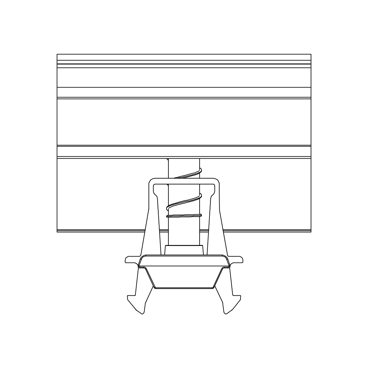 Universal Modulendklemme – Klickfunktion für Rahmenhöhen 30–42 mm (Aluminium / Edelstahl A2 / POM)