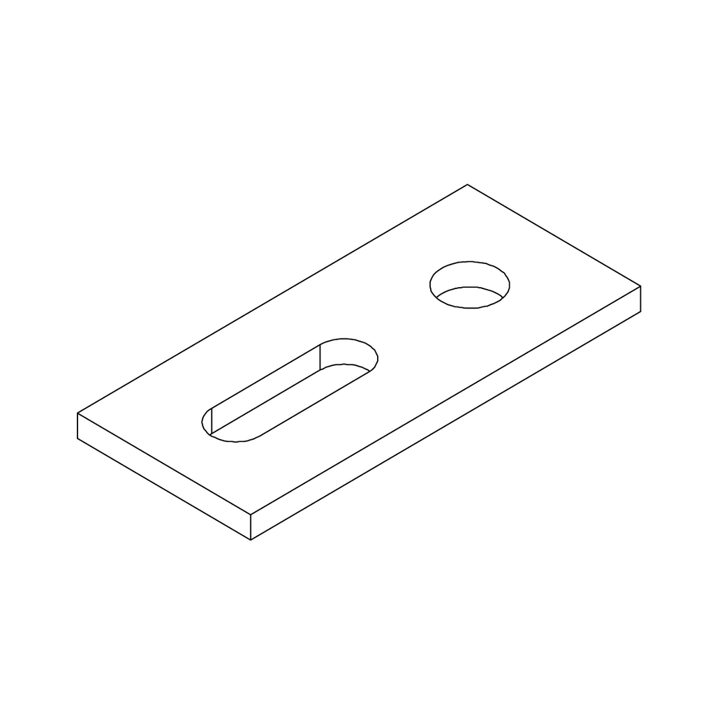 Adapterblech – Stockschraube & Solarbefestiger M12