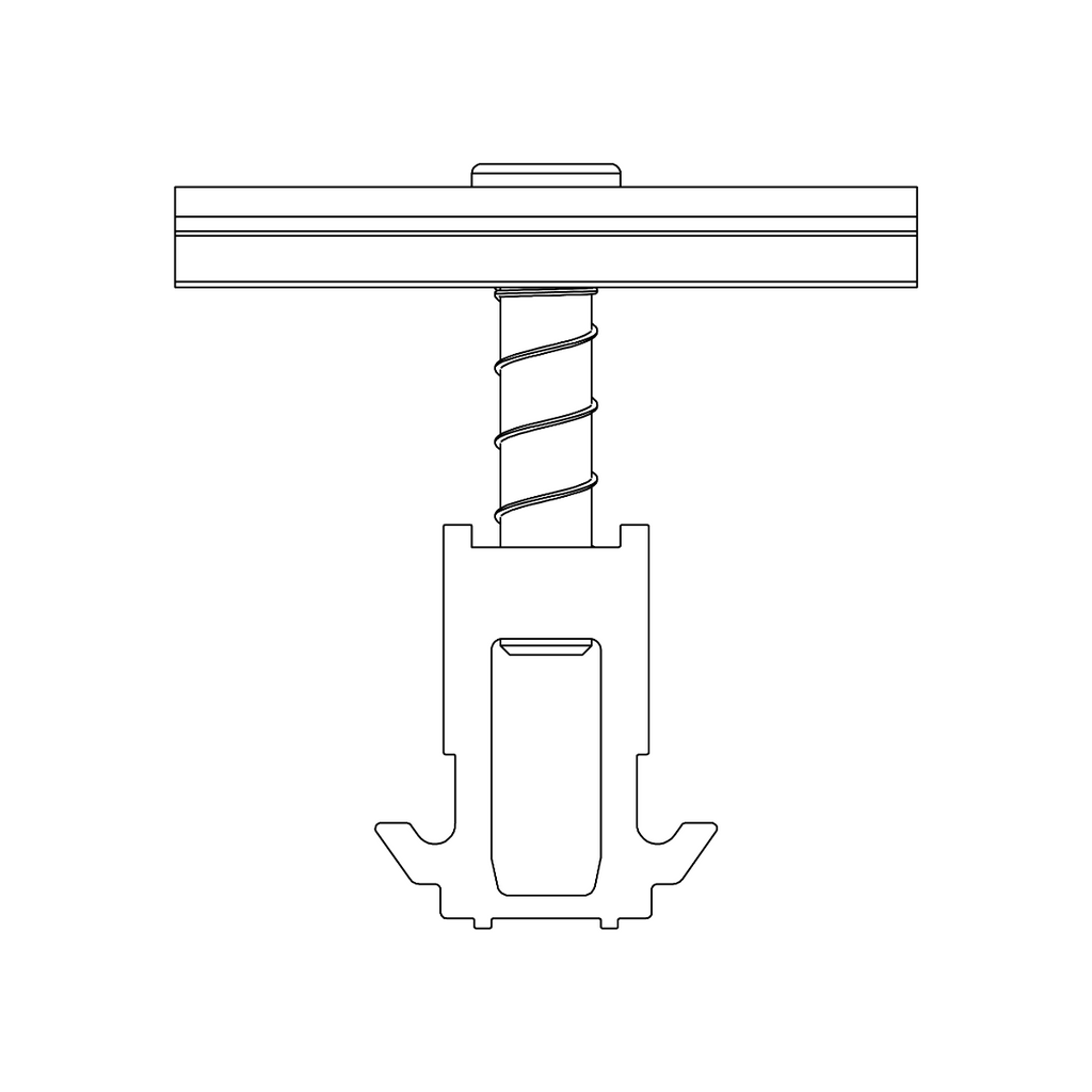 Universalmittelklemmen Set – für K2 Dome 6 System (Aluminium / Edelstahl)