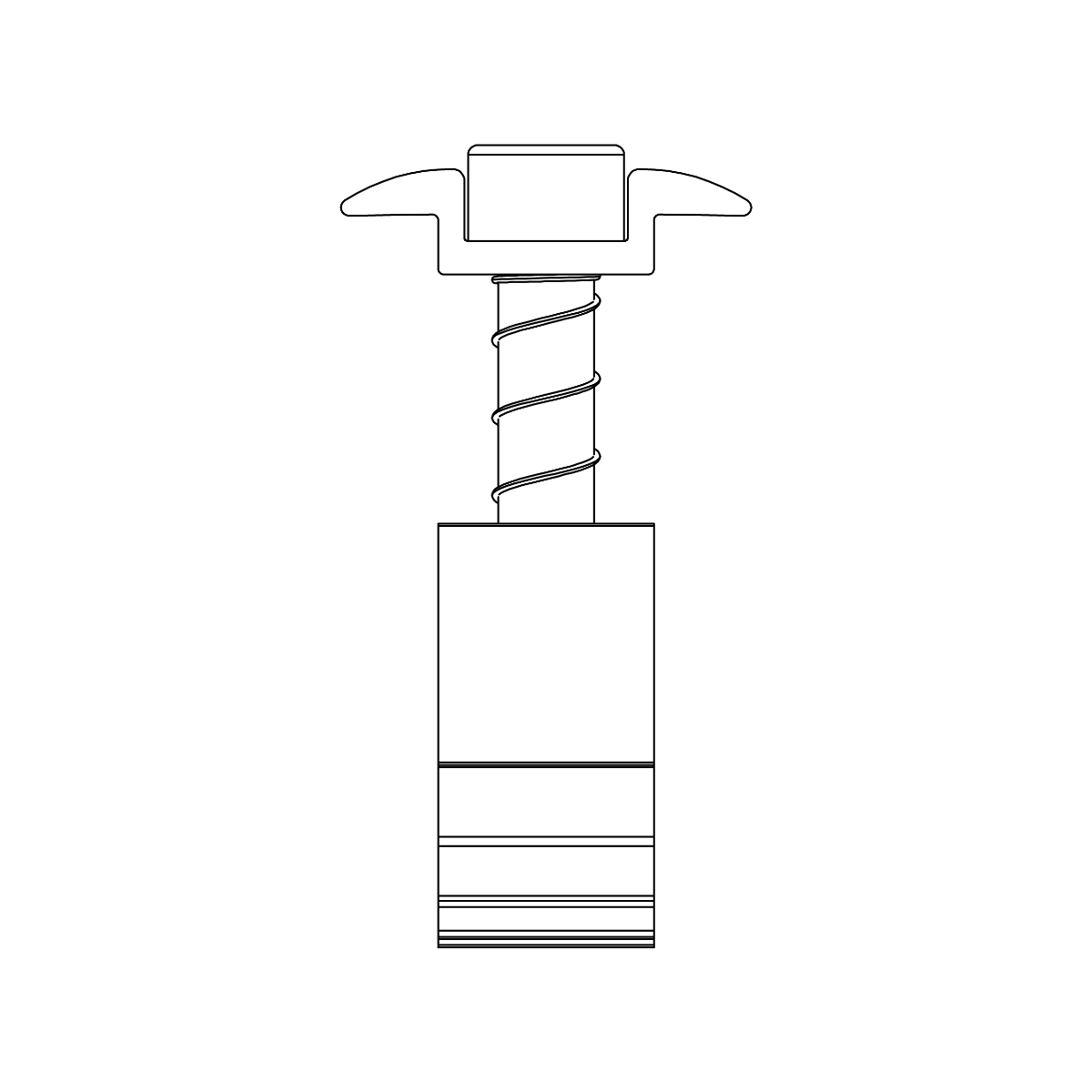 Universalmittelklemmen Set – für K2 Dome 6 System (Aluminium / Edelstahl)