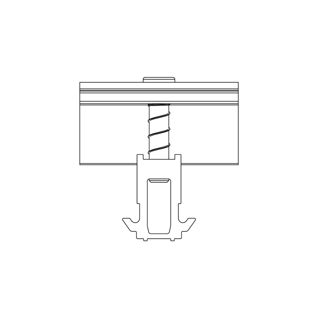 Universalendklemmen Set – schwarz eloxiert, für K2 Dome 6 System (Aluminium / Edelstahl)