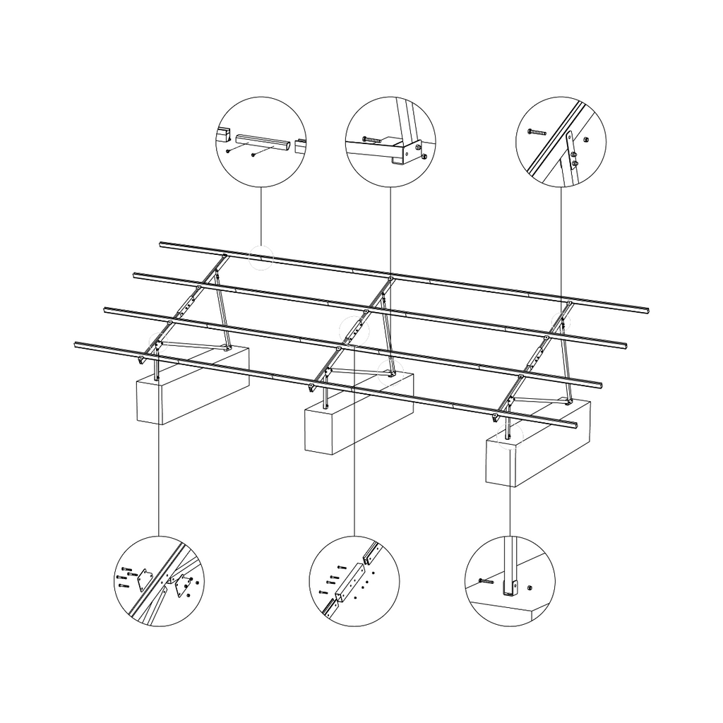 P-Rack System – Montagesystem für Freiflächen-PV