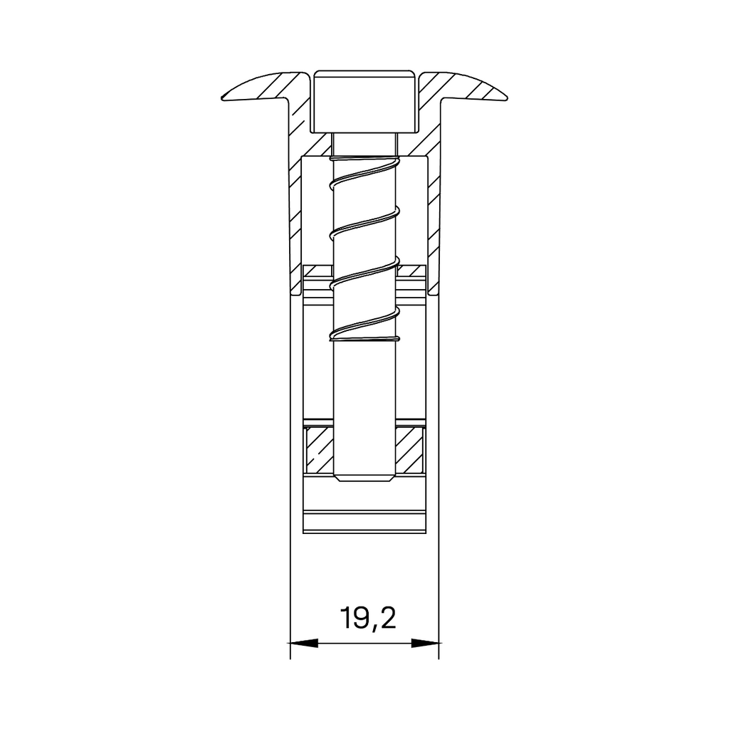 Universal Modulmittelklemme – Klickfunktion für Rahmenhöhen 30–42 mm (Aluminium / Edelstahl A2 / POM)