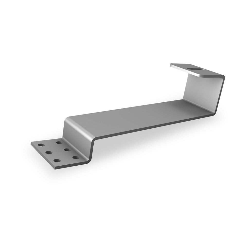K2 Systems Dachhaken für Biberschwanzziegel – SolidRail Montage (Magnelis 1.0242 / S250GD+ZM310) - 75 × 4 mm