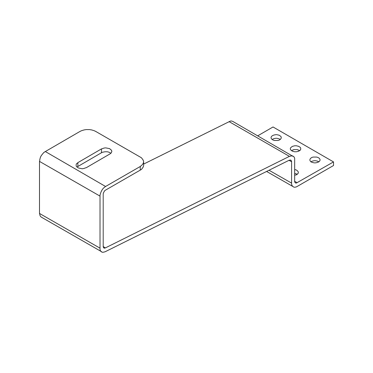 K2 Systems Dachhaken für Biberschwanzziegel – SolidRail Montage (Magnelis 1.0242 / S250GD+ZM310) - 75 × 4 mm