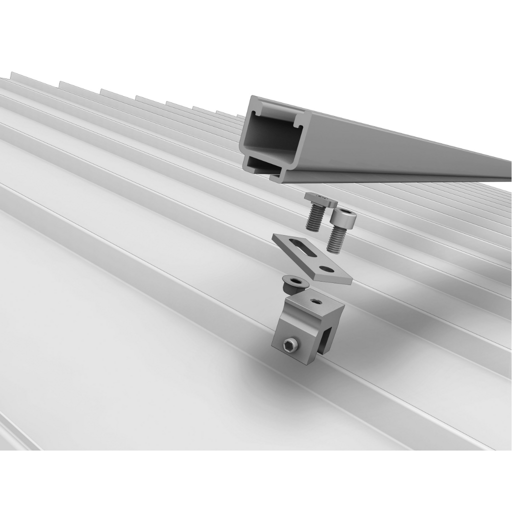 Blechfalzklemme – für K2 SolidRail auf Winkelfalz- & Snapfalz-Dächern (Aluminium / Edelstahl A2)
