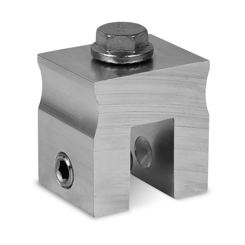 Blechfalzklemme – für K2 SolidRail auf Winkelfalz- & Snapfalz-Dächern (Aluminium / Edelstahl A2)