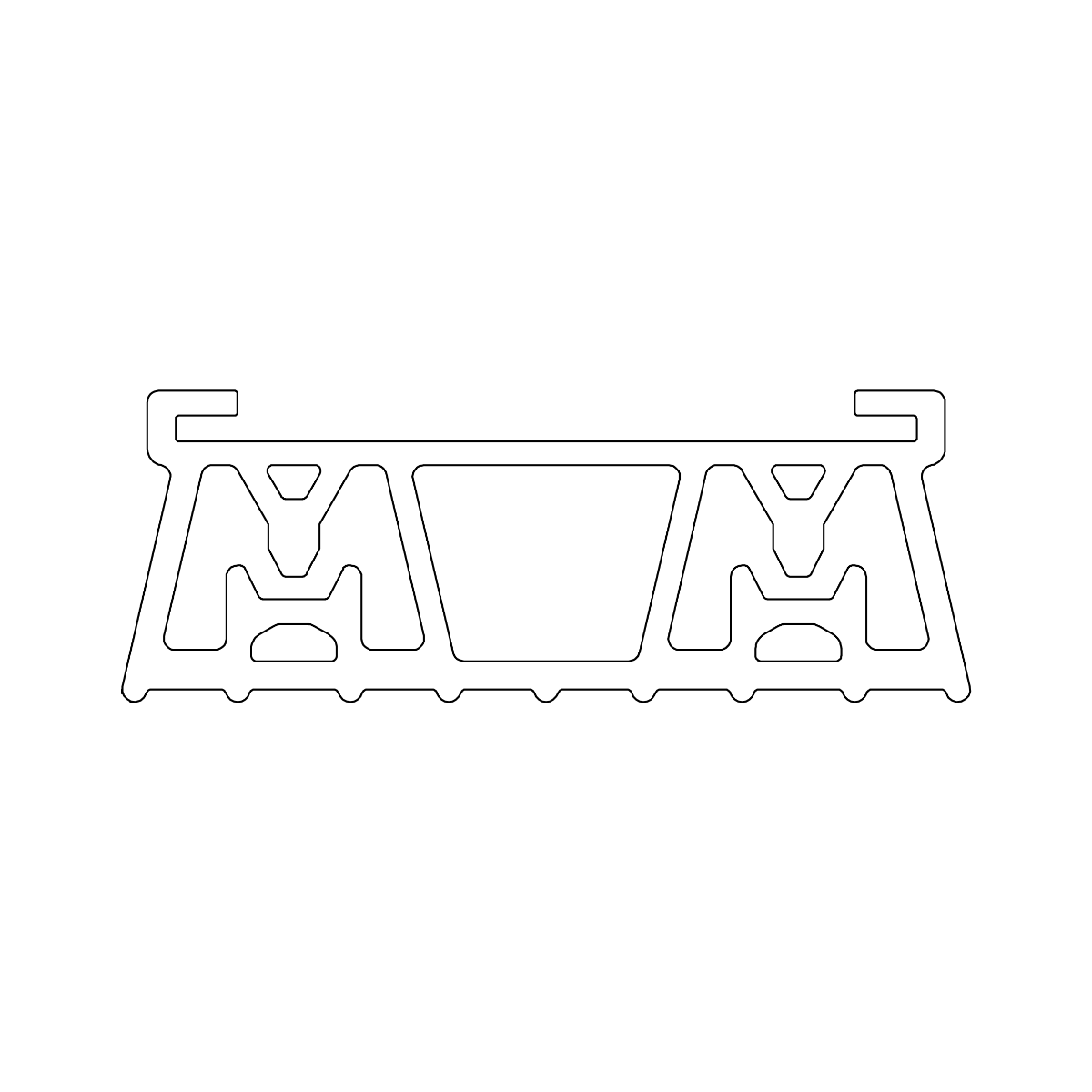 K2 Mat S – Auflagepad für BasicRail 22
