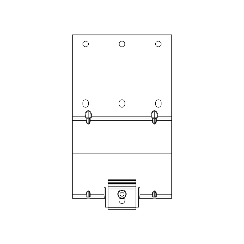 K2 Systems Dachhaken für flache Betondachsteine (BS EN 490) – SingleRail Montage inkl. Climber 36/50 (Edelstahl 1.4301)