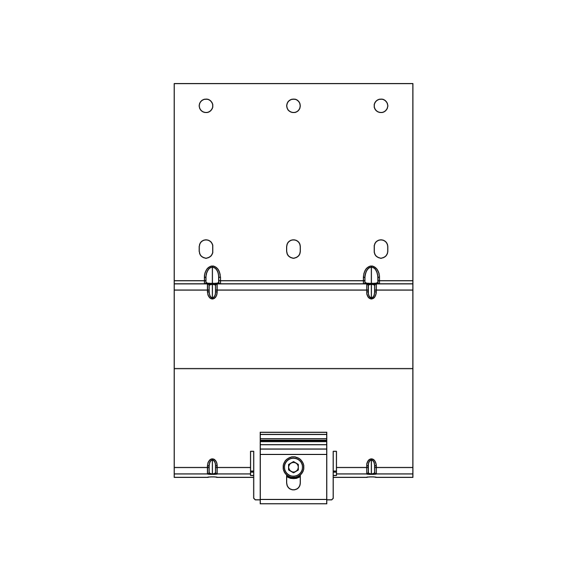 K2 Systems Dachhaken für flache Betondachsteine (BS EN 490) – SingleRail Montage inkl. Climber 36/50 (Edelstahl 1.4301)