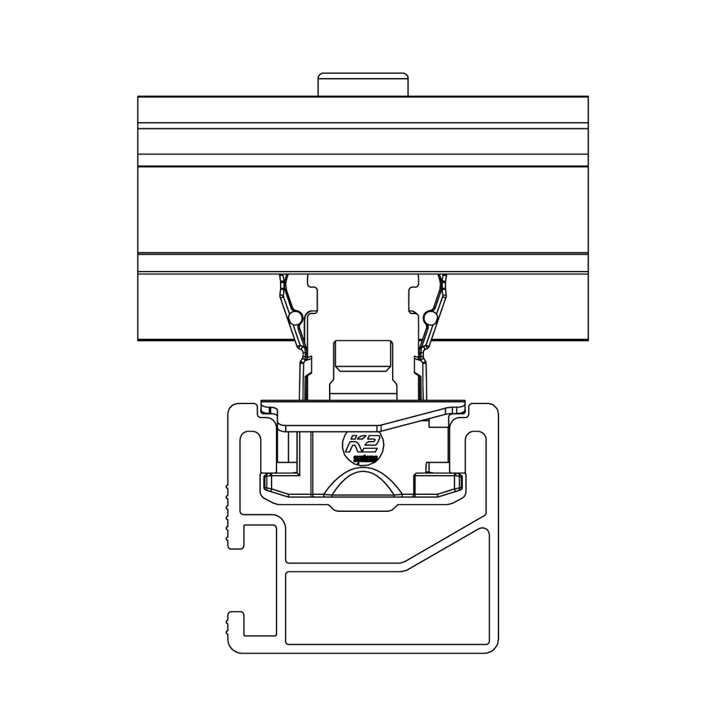 K2 Universal Modulendklemme 30–40 mm