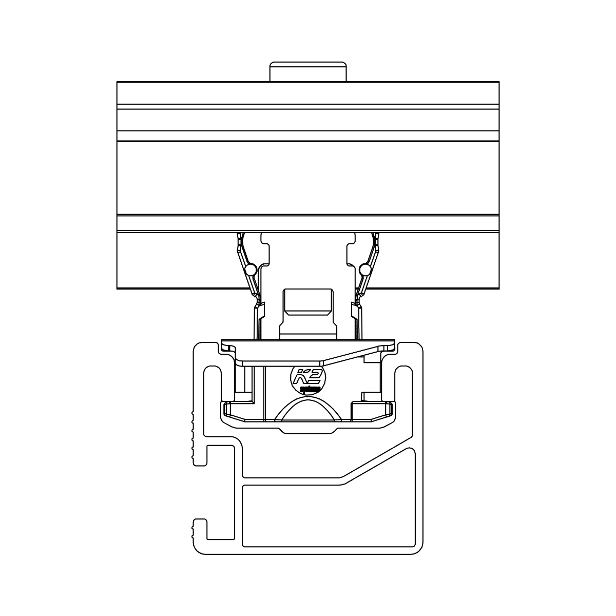 K2 Universal Modulendklemme 30–40 mm