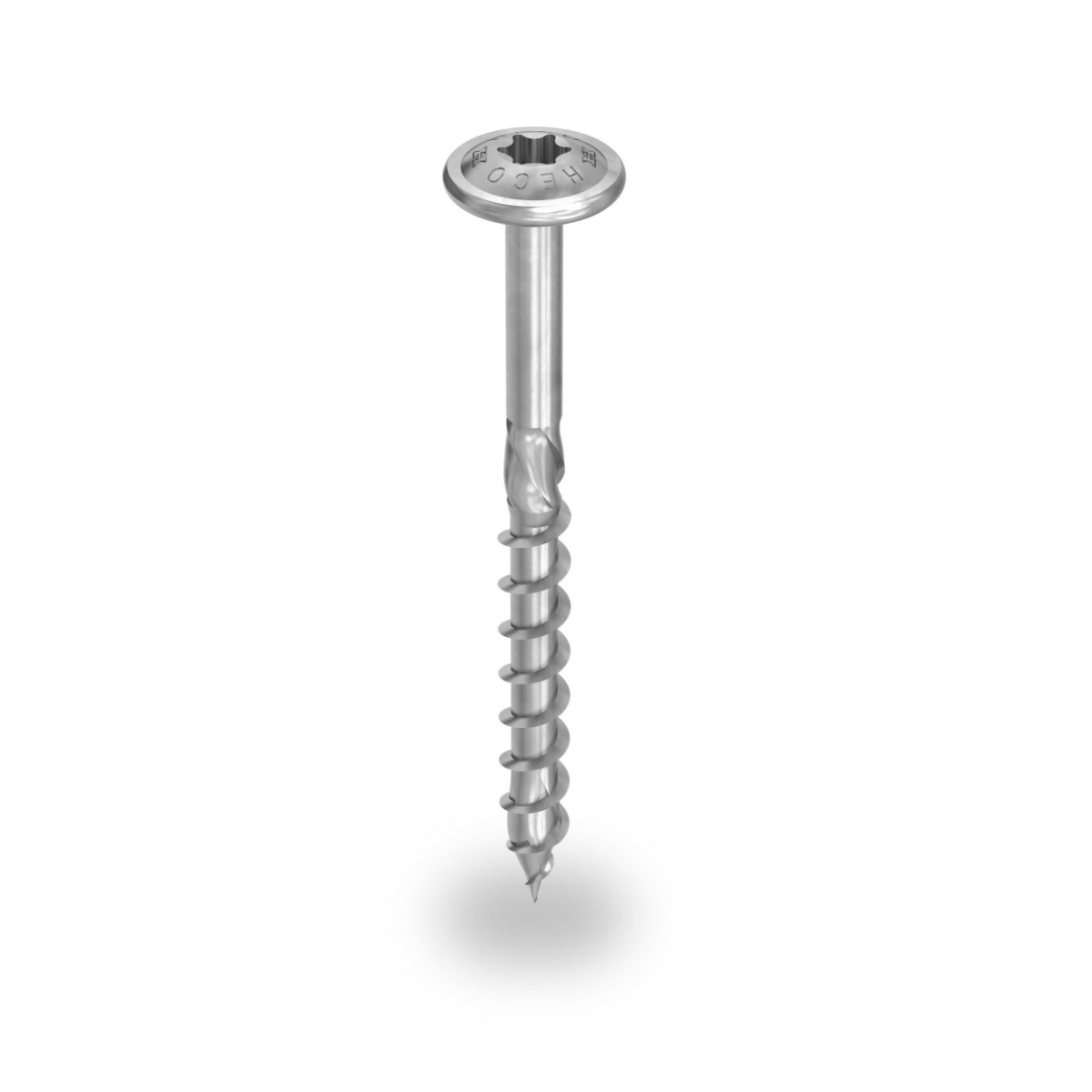 Tellerkopf Holzbauschraube 6×100 mm – ETA-zertifiziert, T-Drive T25 (Edelstahl A2)