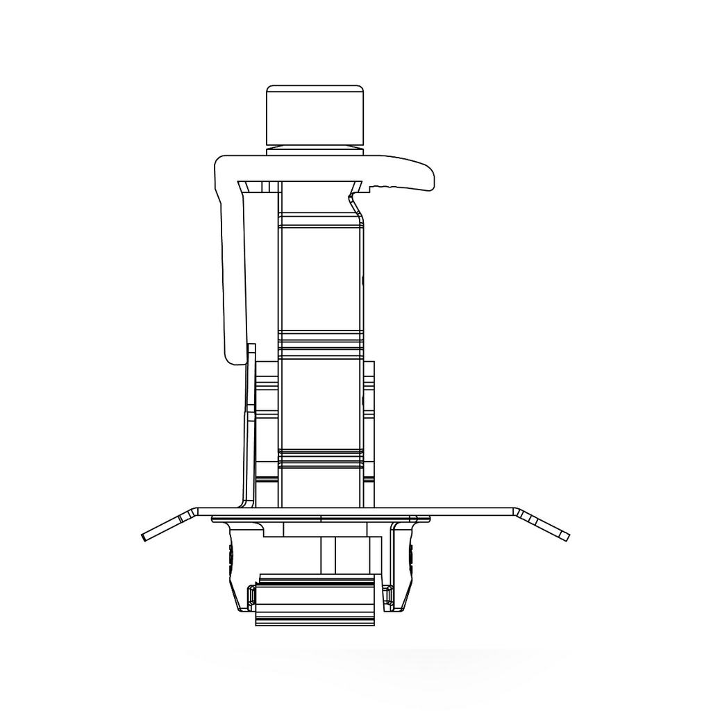 Universal Modulendklemme – für Rahmenhöhen 25–37 mm (Aluminium / Edelstahl A2 / Badamid B70)