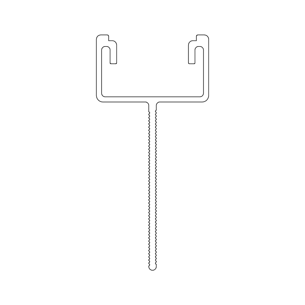 K2 FacadeRail 4,00 m – Aluminium EN AW 6063 T66