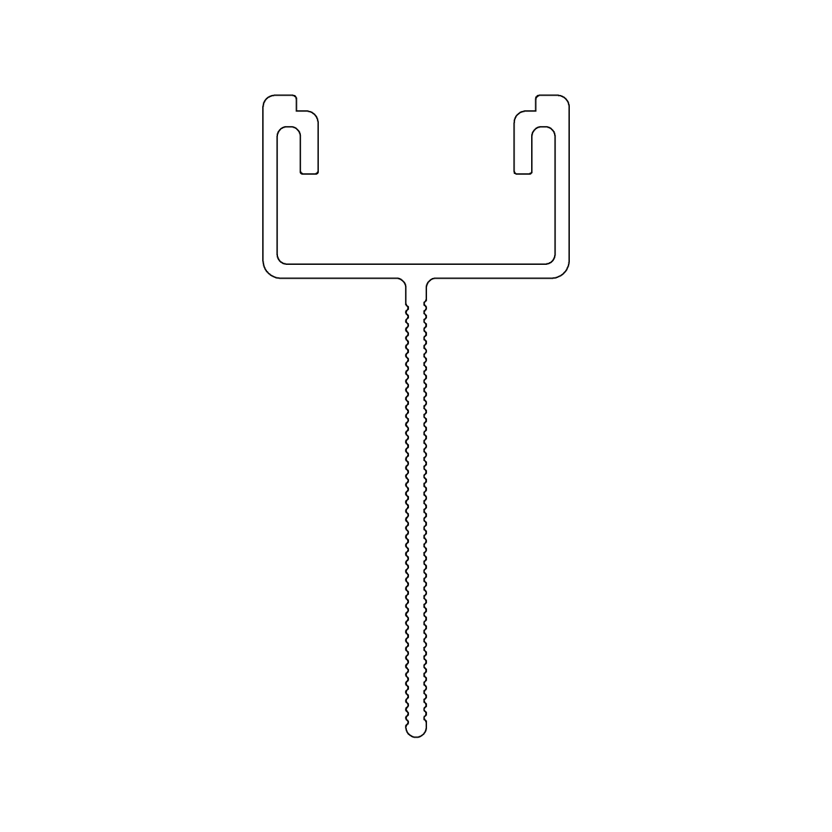 K2 FacadeRail 4,00 m – Aluminium EN AW 6063 T66