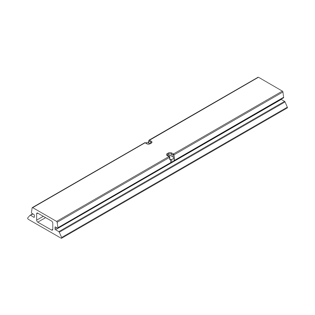 InsertionRail 2.0 RailConnector – Aluminium EN AW-6063 T66, schwarz eloxiert