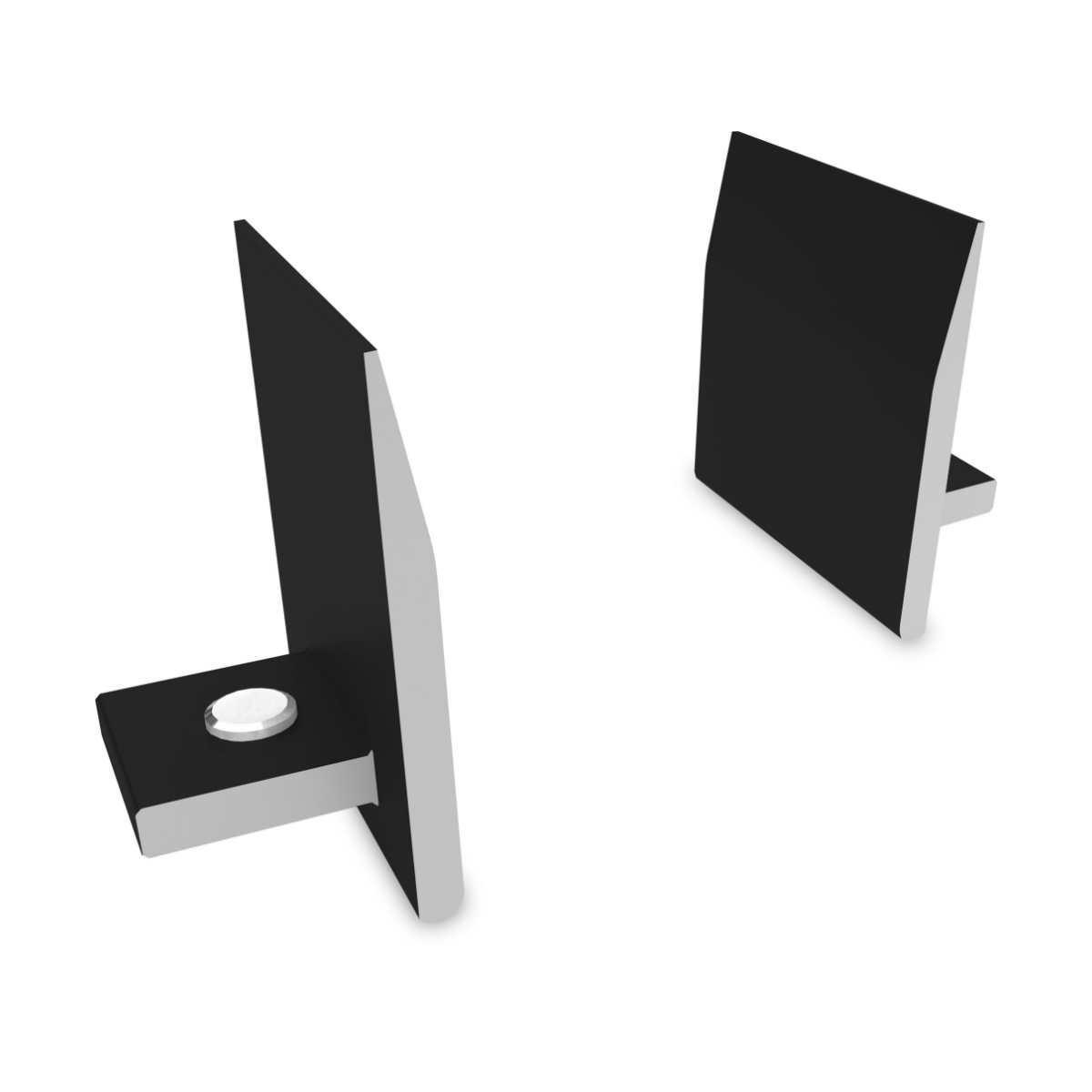 EndStop 2.0 – Aluminium EN AW-6063 T66, schwarz eloxiert / Edelstahl