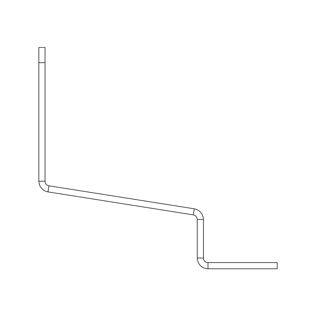 K2 SingleHook FlatTile – Dachhaken für Biberschwanzziegel, SingleRail Montage (Magnelis 1.0242)