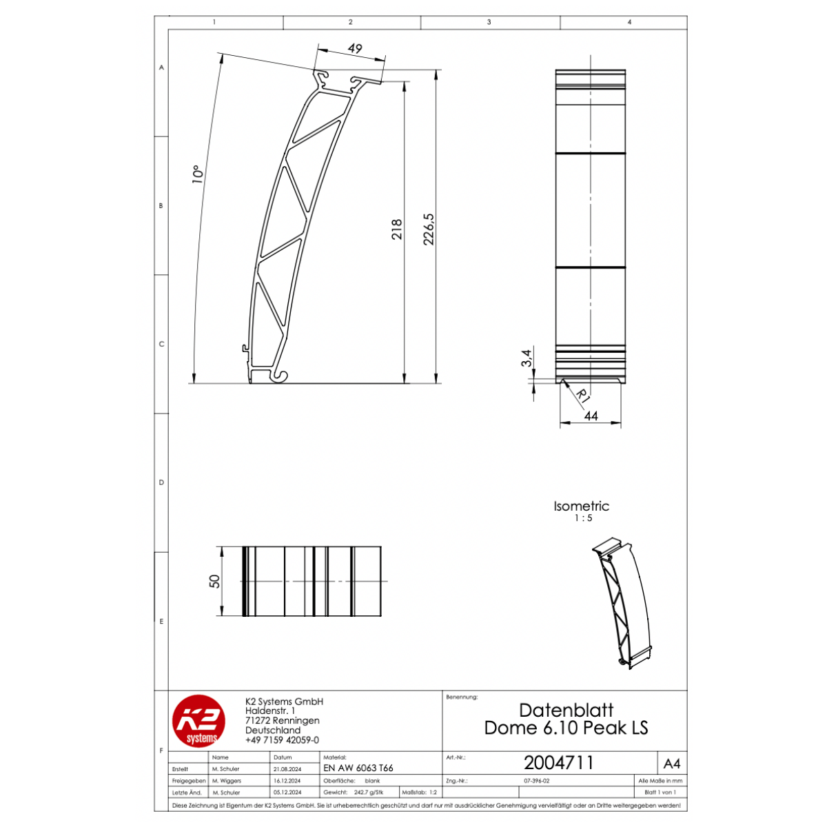 K2 Dome 6.10 LS – Peak