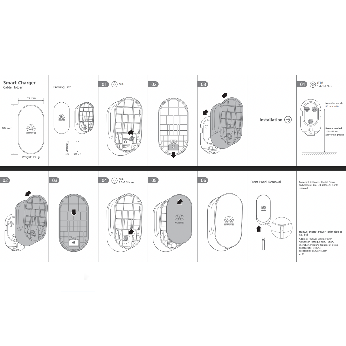 HUAWEI Cable Holder – Kabelhalterung